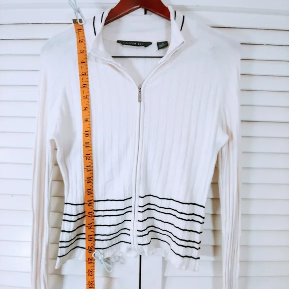 Copper Key Ribbed Cardigan - Picture 4 of 13